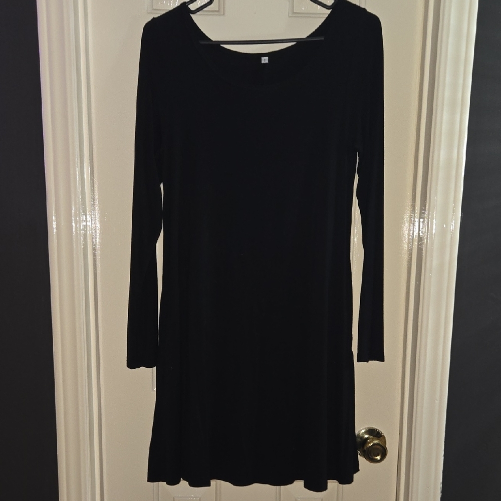 Elegant Black Long Sleeve Dress/ 🎈5 For $30